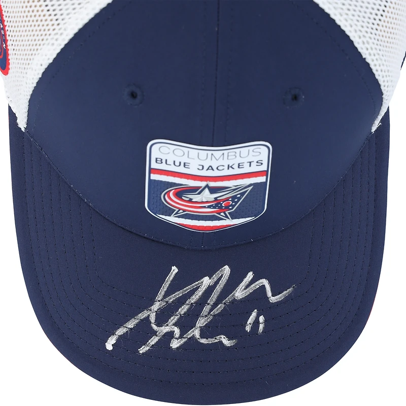 Adam Fantilli Columbus Blue Jackets Autographed 2023 NHL Draft Cap