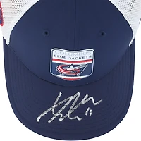 Adam Fantilli Columbus Blue Jackets Autographed 2023 NHL Draft Cap