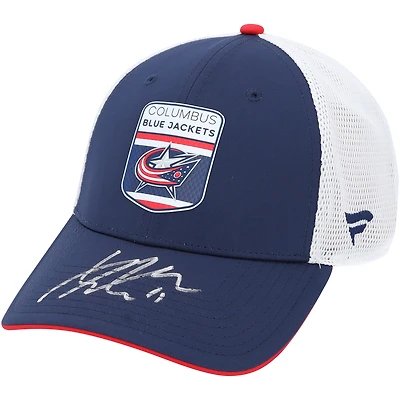 Adam Fantilli Columbus Blue Jackets Autographed 2023 NHL Draft Cap
