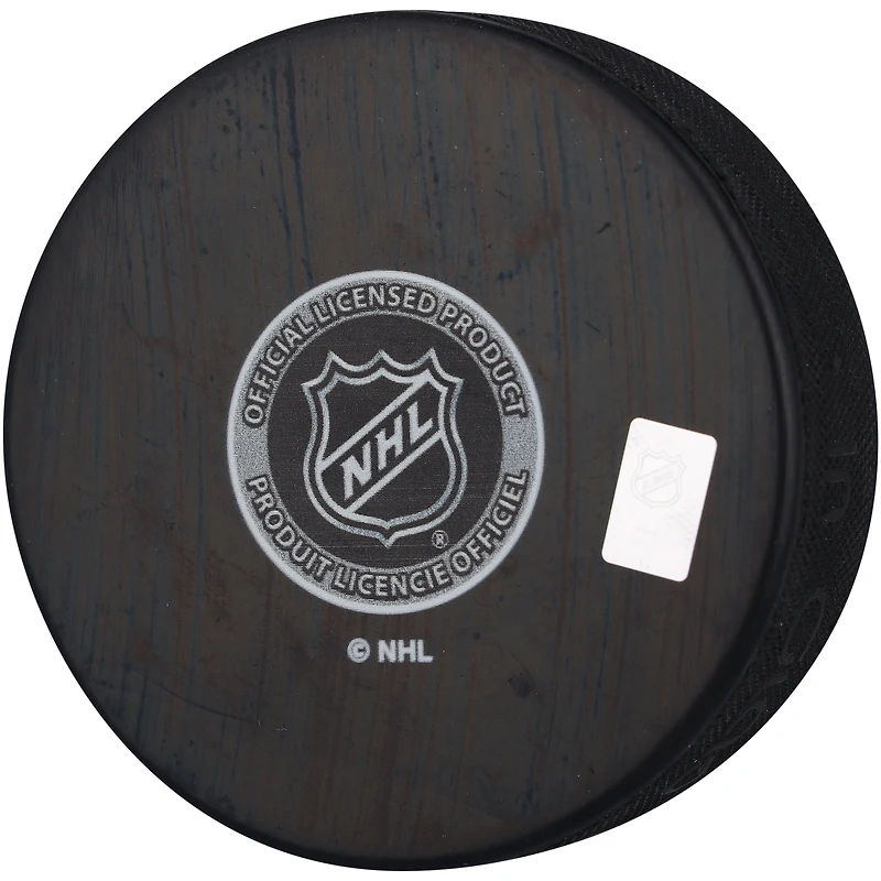 Rondelle de hockey autographiée par Adam Fantilli des Blue Jackets de Columbus