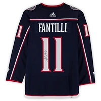 Adam Fantilli Columbus Blue Jackets Autographed Navy adidas Authentic Jersey