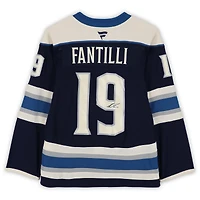 Maillot alternatif bleu marine autographié des Blue Jackets de Columbus (Fanatics Premium)