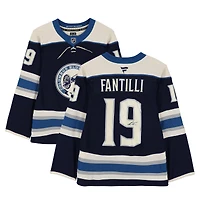 Maillot alternatif bleu marine autographié des Blue Jackets de Columbus (Fanatics Premium)