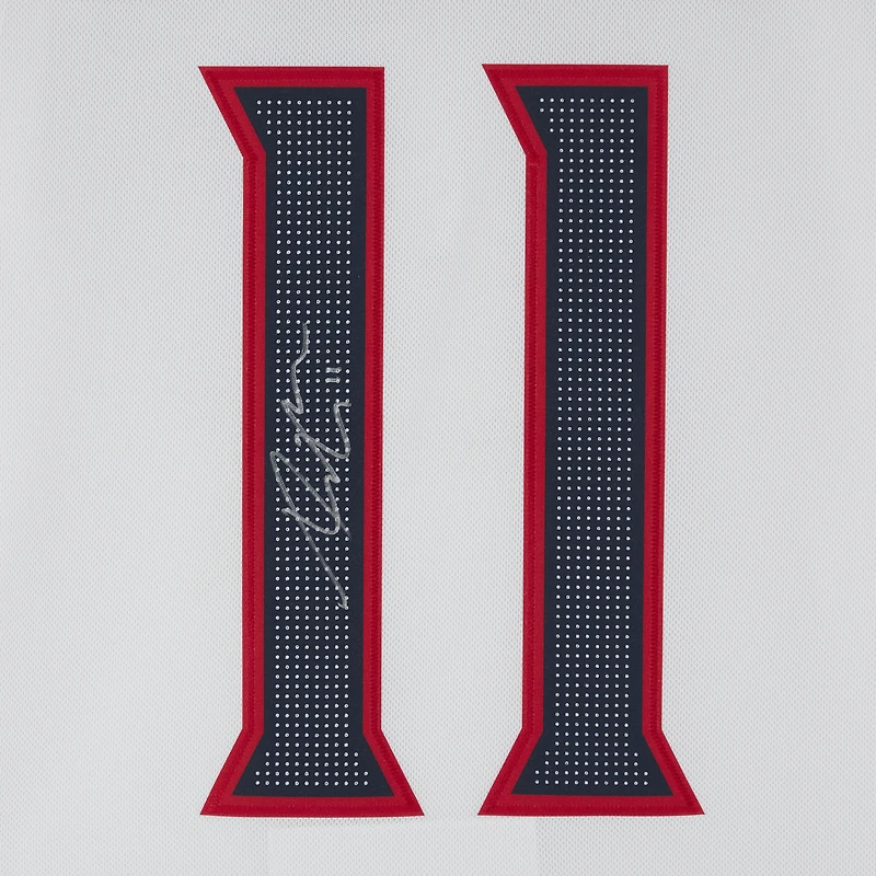 Maillot adidas authentique blanc autographié par Adam Fantilli des Columbus Blue Jackets