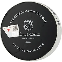 Adam Fantilli Columbus Blue Jackets Game-Used Goal Puck from March 2, 2026 vs. New York Rangers