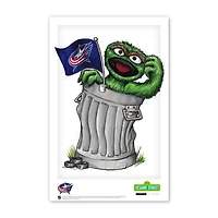 Columbus Blue Jackets 11" x 17" Sesame Street Print