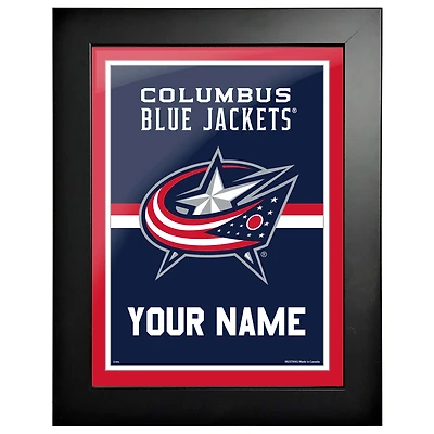 Columbus Blue Jackets - 12'' x 16'' Team Personalization Picture Frame