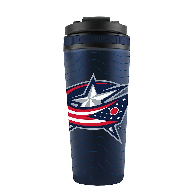 Columbus Blue Jackets 26oz. 4D Stainless Steel Shaker Bottle
