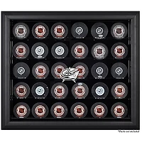 Columbus Blue Jackets 30-Puck Black Display Case