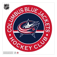 Columbus Blue Jackets - 36'' x 36'' Team Repositional Stripe Design Vinyl Wall Decal