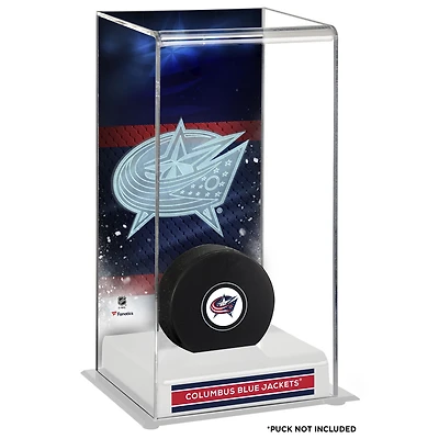 Columbus Blue Jackets Deluxe Tall Hockey Puck Case