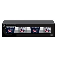 Ensemble de quatre verres à shot Columbus Blue Jackets