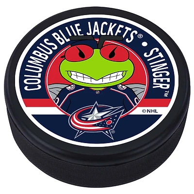 Columbus Blue Jackets - Rondelle de hockey de conception de mascotte