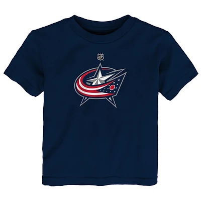 Infant Outerstuff Navy Columbus Blue Jackets Primary Logo T-Shirt