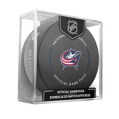 Inglasco Columbus Blue Jackets 2022-23 Season Official Game Puck