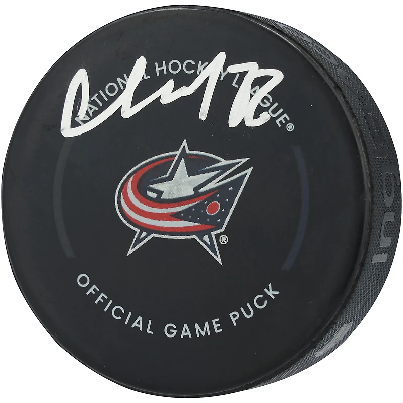 Kirill Marchenko Columbus Blue Jackets Autographed Official Game Puck  