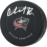 Kirill Marchenko Columbus Blue Jackets Autographed Official Game Puck  