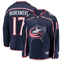 Men's Fanatics Mason Marchment Navy Columbus Blue Jackets Home Premier Breakaway Player Jersey