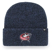 Bonnet en tricot à revers Brain Freeze pour hommes '47 bleu marine Columbus Blue Jackets