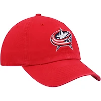 Casquette réglable '47 Red Columbus Blue Jackets Team Clean Up pour homme