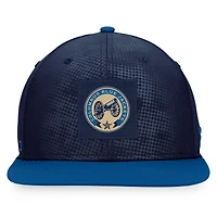 Casquette Snapback Columbus Blue Jackets Authentic Pro Alternate Logo pour hommes Fanatics bleu marine/bleu