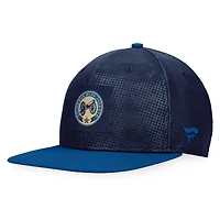 Casquette Snapback Columbus Blue Jackets Authentic Pro Alternate Logo pour hommes Fanatics bleu marine/bleu