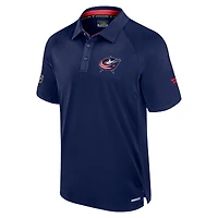 Men's Fanatics  Navy Columbus Blue Jackets Authentic Pro Rink Polo