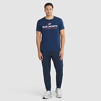 T-shirt Fanatics bleu marine authentique Pro Rink Tech des Columbus Blue Jackets pour homme