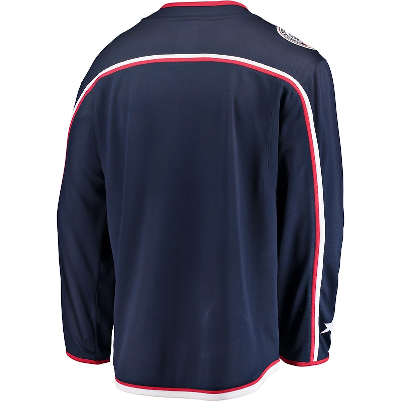 Maillot Fanatics Columbus Blue Jackets Breakaway Home pour hommes, bleu marine