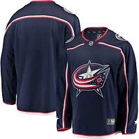 Maillot Fanatics Columbus Blue Jackets Breakaway Home pour hommes, bleu marine