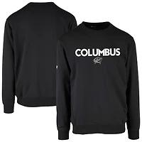Men's Levelwear  Black Columbus Blue Jackets Zane City Capsule Pullover Sweatshirt