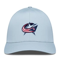 Casquette Zeta Insignia Core Flex grise Columbus Blue Jackets pour homme Levelwear