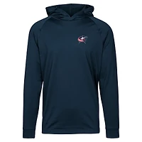 Men's Levelwear Navy Columbus Blue Jackets Dimension Insignia Core Pullover Hoodie