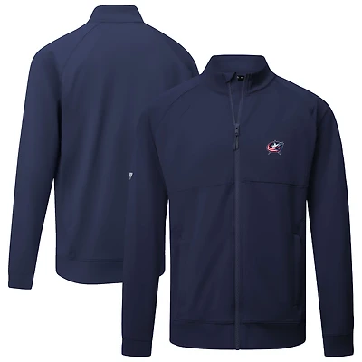 Men's Levelwear Navy Columbus Blue Jackets Insignia Core Full-Zip Jacket