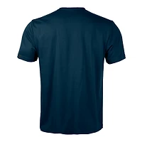 Men's Levelwear Navy Columbus Blue Jackets Richmond Retro Team 2.0 T-Shirt