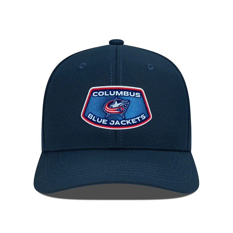 Casquette Rise Skylight Flex bleu marine Columbus Blue Jackets pour homme de Levelwear