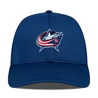 Casquette ajustable structurée Zephyr Insignia Core pour homme de la marine Columbus Blue Jackets