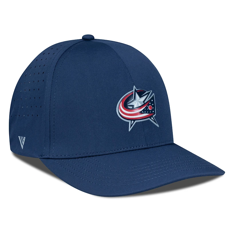 Casquette Zeta Insignia Core Flex bleu marine Columbus Blue Jackets pour homme Levelwear