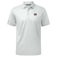 Men's Levelwear White Columbus Blue Jackets System Insignia Core Polo
