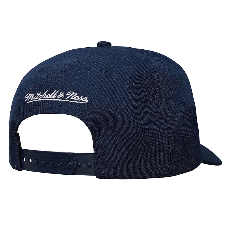 Casquette ajustable Mitchell & Ness Blue Jackets Columbus Blue Jackets Core Team Ground Pro pour homme