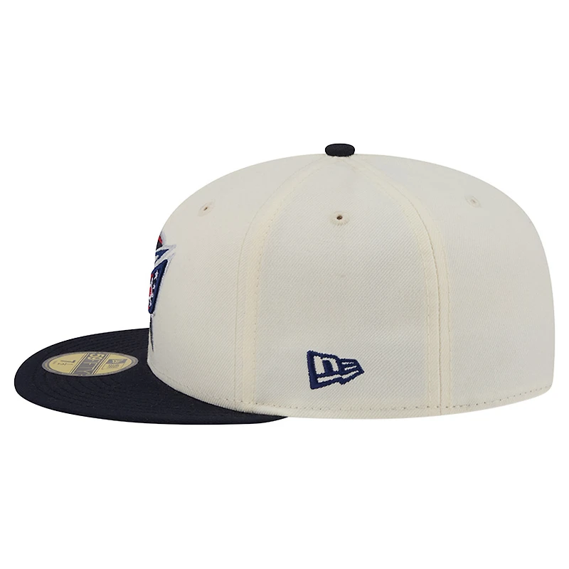 Men's New Era  Cream Columbus Blue Jackets America's 250th Two-Tone 59FIFTY Fitted Hat