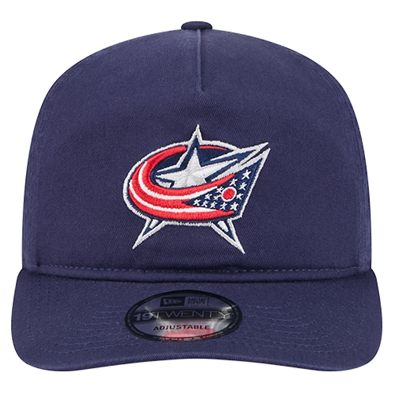 Men's New Era Navy Columbus Blue Jackets 19TWENTY Adjustable Hat