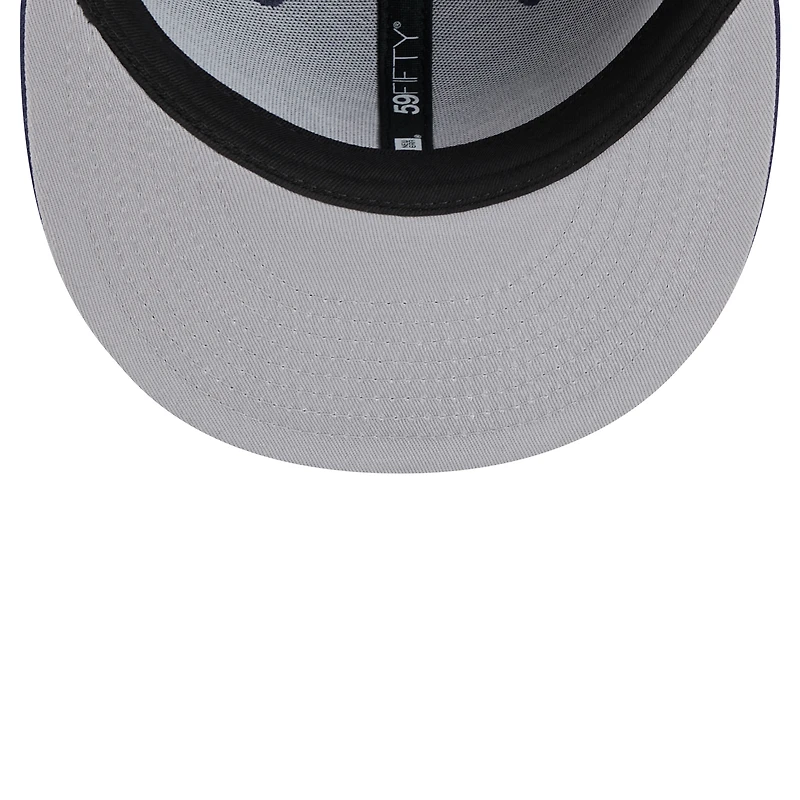 Men's New Era  Navy Columbus Blue Jackets Core 59FIFTY Fitted Hat