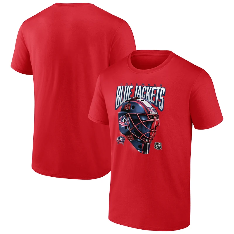 Men's Red Columbus Blue Jackets Penalty Box T-Shirt