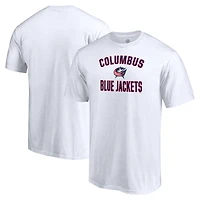 Men's  White Columbus Blue Jackets Victory Arch T-Shirt