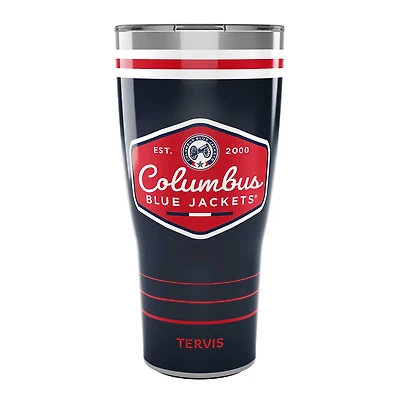 Tervis Columbus Blue Jackets 30oz. Gobelet rétro en acier inoxydable