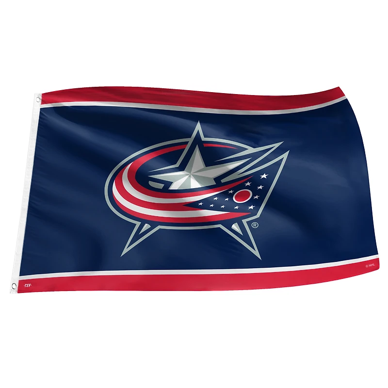 The Sports Vault Columbus Blue Jackets - Drapeau 3' x 5'