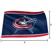 The Sports Vault Columbus Blue Jackets - Drapeau 3' x 5'
