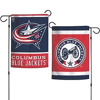 Drapeau de jardin WinCraft Columbus Blue Jackets 12'' x 18'' Équipe préférée