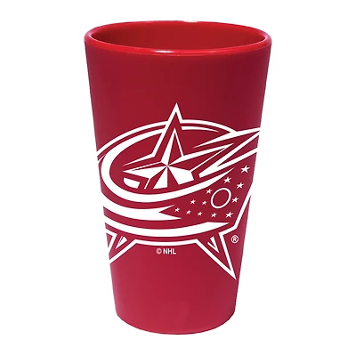 WinCraft Columbus Blue Jackets 16oz. Verre à pinte en silicone couleur équipe